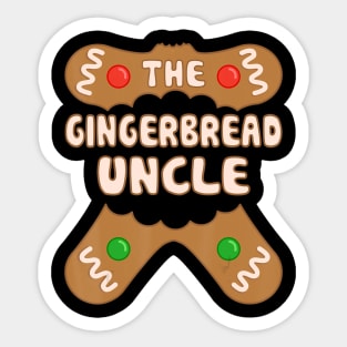 The Gingerbread Uncle Family Matching Group Christmas Sticker